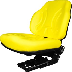 TRAC SEATS Asiento de suspensión amarillo para tractor de cabina abierta John Deere 5103 5200 5203 5210 5220 6110 6200 6210 6300 6310 6400 6410 6500 TRAC SEATS Asiento de suspensión amarillo para tractor de cabina abierta John Deere 5103 5200 5203 5210 5220 6110 6200 6210 6300 6310 6400 6410 6500