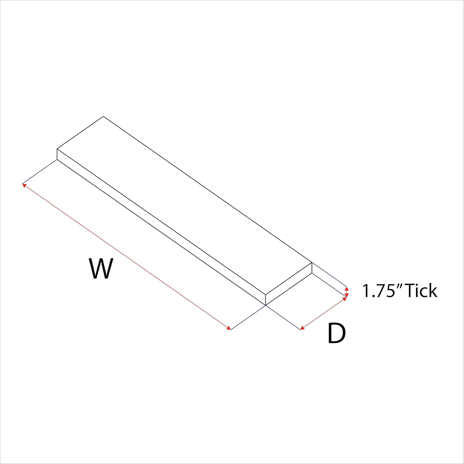 URBANDI, Estantes flotantes rústicos, juego de 2, soporte oculto, madera maciza, resistente, estantes montados en la pared, (marrón, 36 pulgadas de