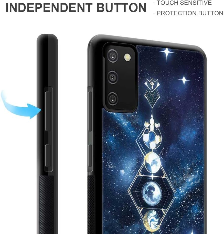 Goodsprout Funda compatible con Samsung Galaxy S20 FE, diseño de fase lunar azul, a prueba de golpes, antiarañazos, carcasa trasera de policarbonato