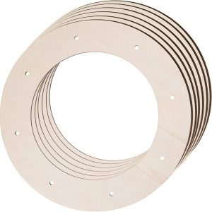 6 marcos de corona de madera para manualidades, manualidades de madera sin terminar, anillos de aro florales, guirnalda de Navidad, decoraciones 6 marcos de corona de madera para manualidades, manualidades de madera sin terminar, anillos de aro florales, guirnalda de Navidad, decoraciones