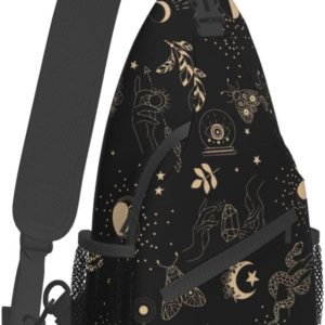 IRIHISKY Mochila cruzada para hombres y mujeres, mochila cruzada casual para senderismo, viajes, deportes, correr, bolsa de pecho IRIHISKY Mochila cruzada para hombres y mujeres, mochila cruzada casual para senderismo, viajes, deportes, correr, bolsa de pecho