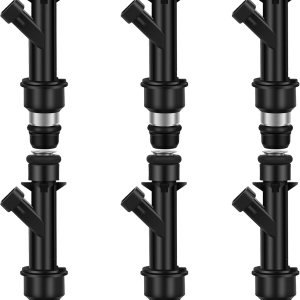 Juego de 6 inyectores de combustible compatibles para 2000-2003 para Ch-evrolet Malibu 2000-2005 para Po-ntiac Montana 2002-2005 para Bu-ick Juego de 6 inyectores de combustible compatibles para 2000-2003 para Ch-evrolet Malibu 2000-2005 para Po-ntiac Montana 2002-2005 para Bu-ick