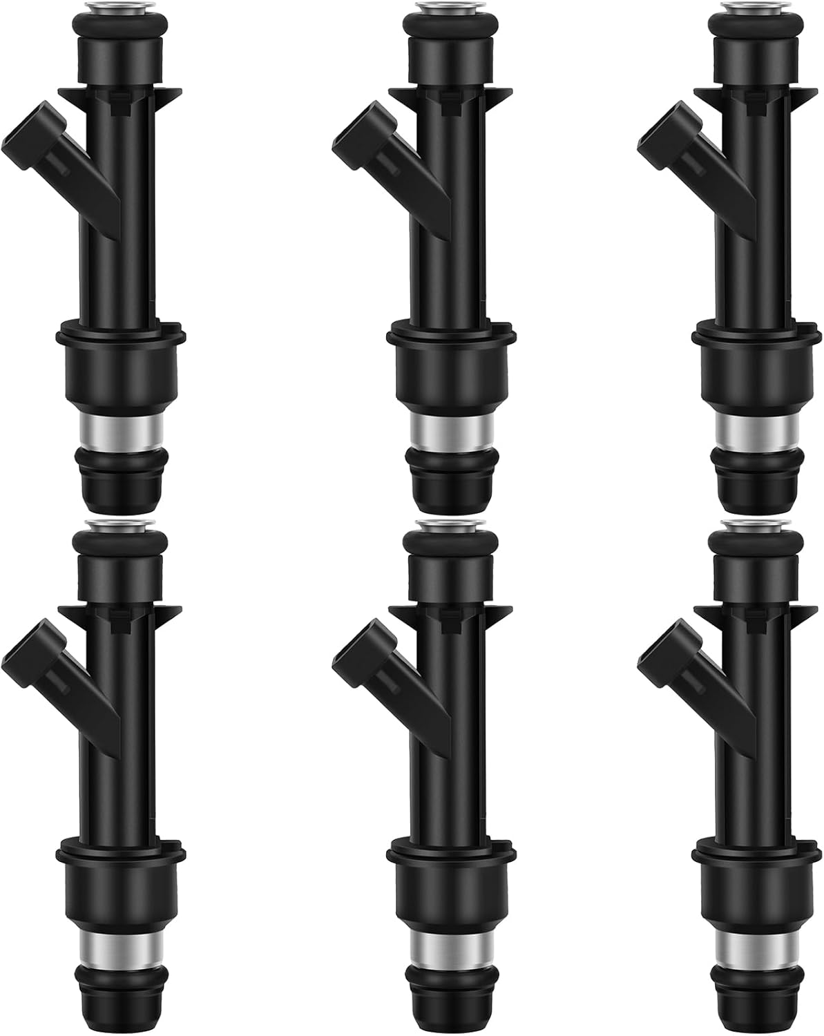 Juego de 6 inyectores de combustible compatibles para 2000-2003 para Ch-evrolet Malibu 2000-2005 para Po-ntiac Montana 2002-2005 para Bu-ick