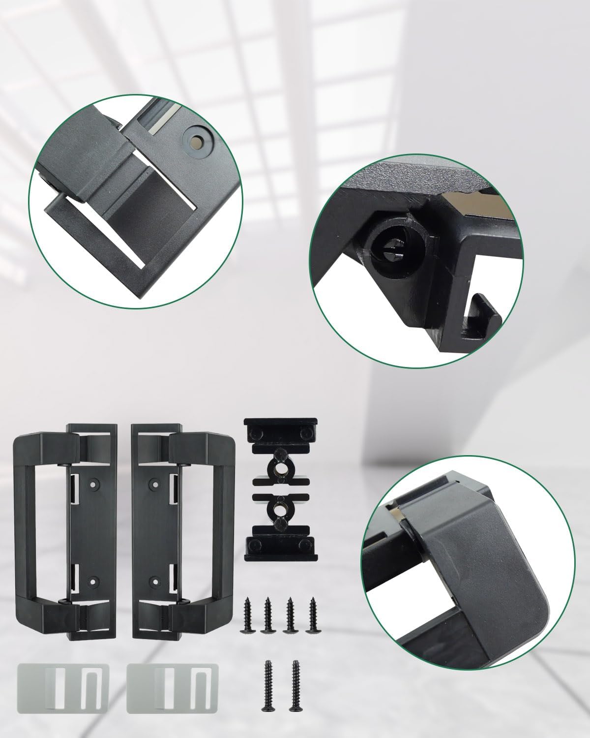 Paquete de 2 manijas de puerta de refrigerador 3316882900 RV para manija de puerta de refrigerador 3316882.900 S, mango Std Dr Combo-68 Amii DM2672