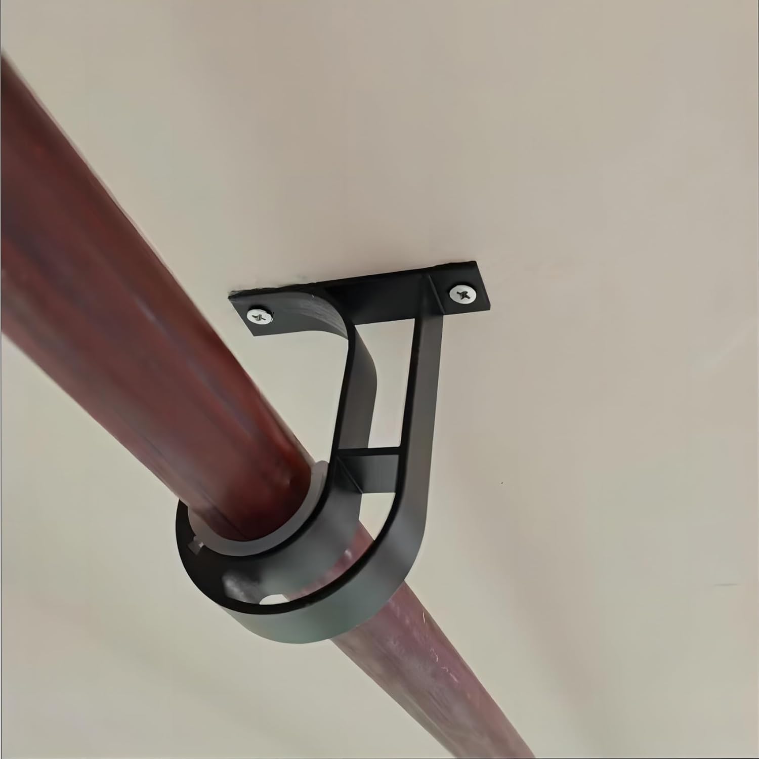 Soportes de barra de cortina para techo, paquete de 4 soportes de barra de alta calidad para techo, soporte para barra de cortina, soportes para