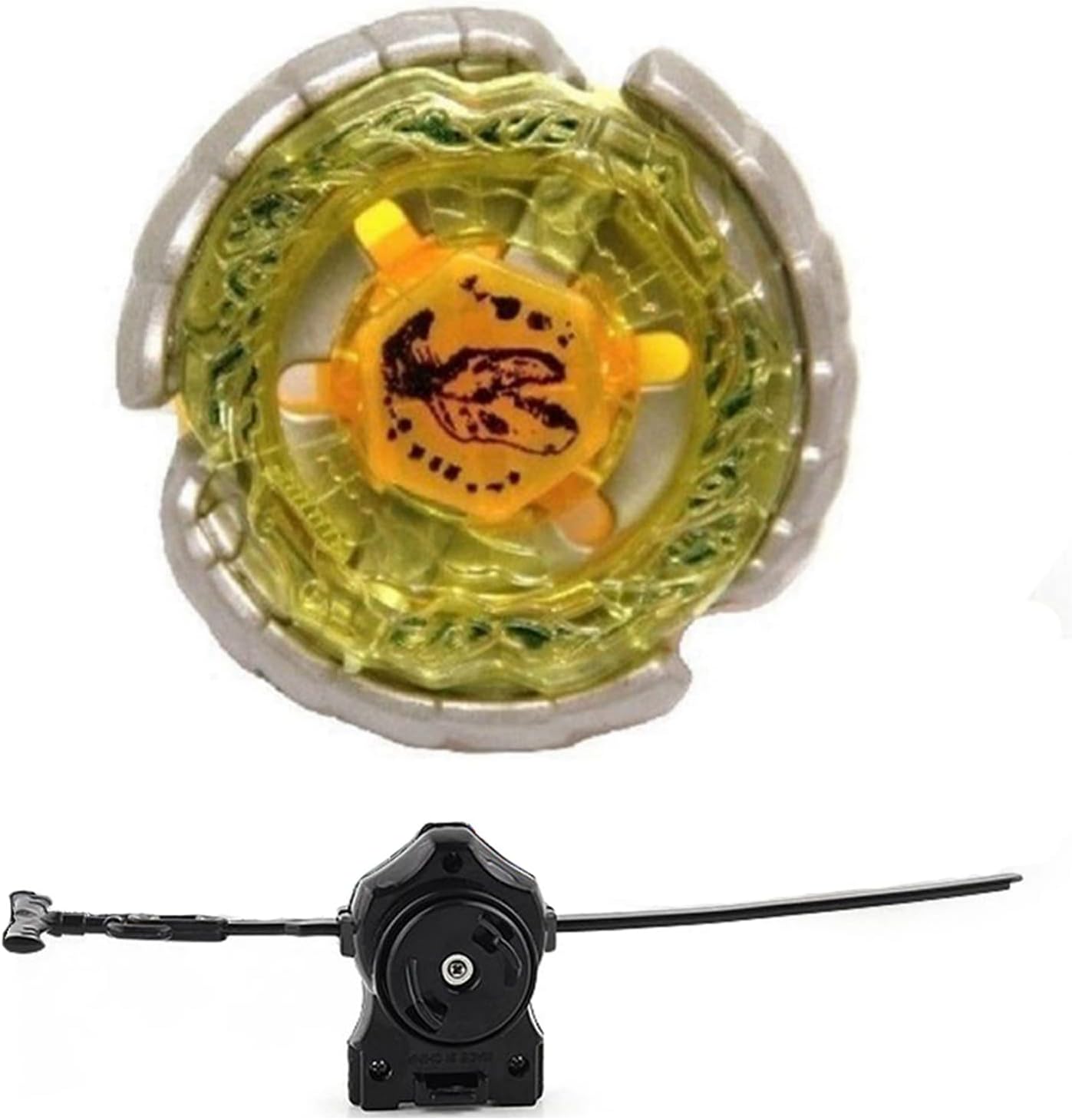 Spinning Top Battling Toy Nightmare Rex SW145SD Ripper Metal Fusion Master Battle Ripcord Launcher Gyro Set (BB-Nightmare Rex)