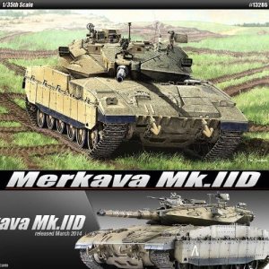 135 Merkava Mk.IID Mk 2D 13286 – Kits de modelos de plástico 135 Merkava Mk.IID Mk 2D 13286 – Kits de modelos de plástico