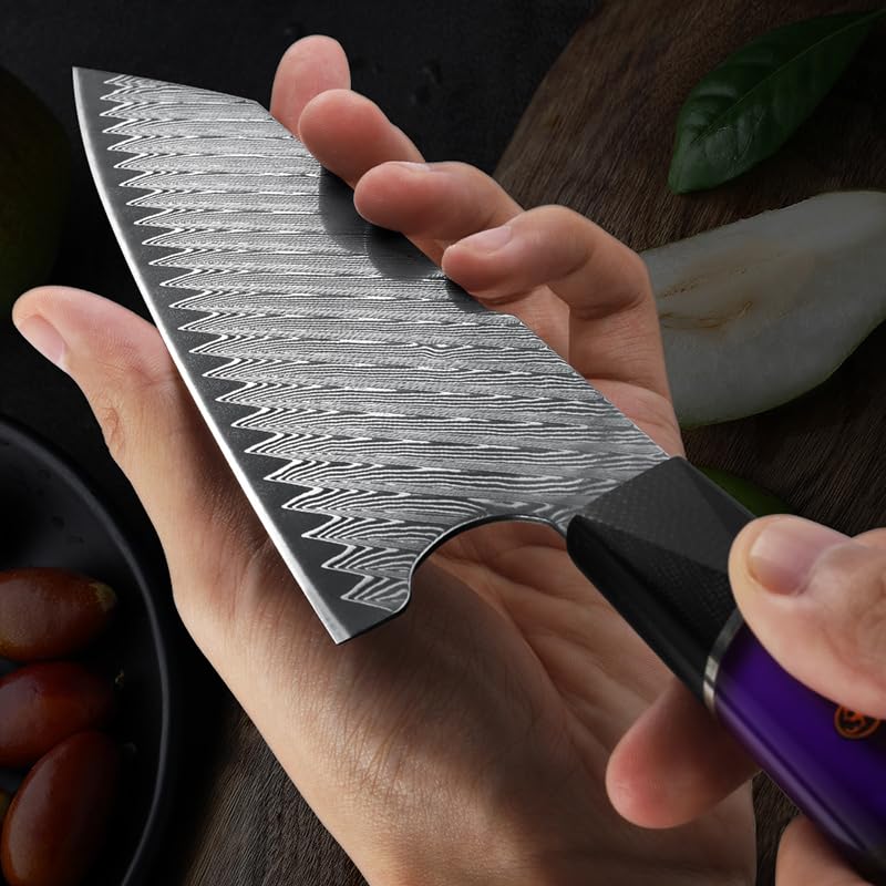 Shokunin USA – 7″ – Kotetsu – Super Sharp Professional Chef’s Knife with Finger Rest – 7 Inch Chef’s Knives – Japanese High Carbon Stainless Steel