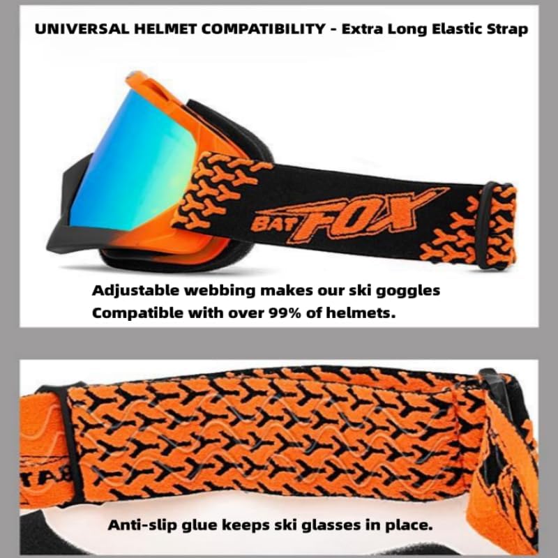 Zsling Gafas de motocross OTG para hombres, mujeres, jóvenes, gafas de motocross OTG, anti rayos UV, resistentes al viento, para cuatrimoto,