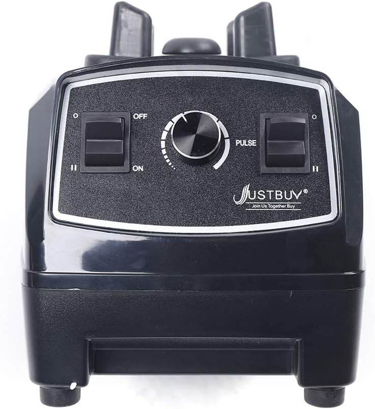 CeRaBuRET 3HP 2200W – Exprimidor de licuadora de grado doméstico resistente, negro, contenedor transparente de 2 L