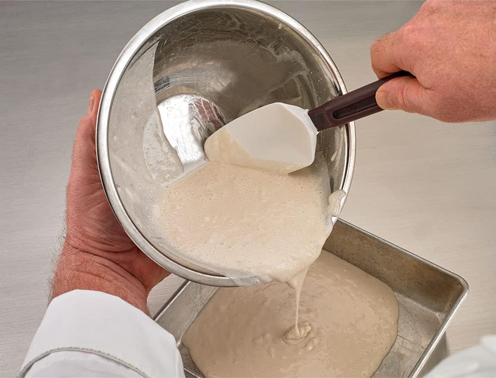 Mercer Culinary Espátula de cuchara de silicona resistente al calor de 10 pulgadas