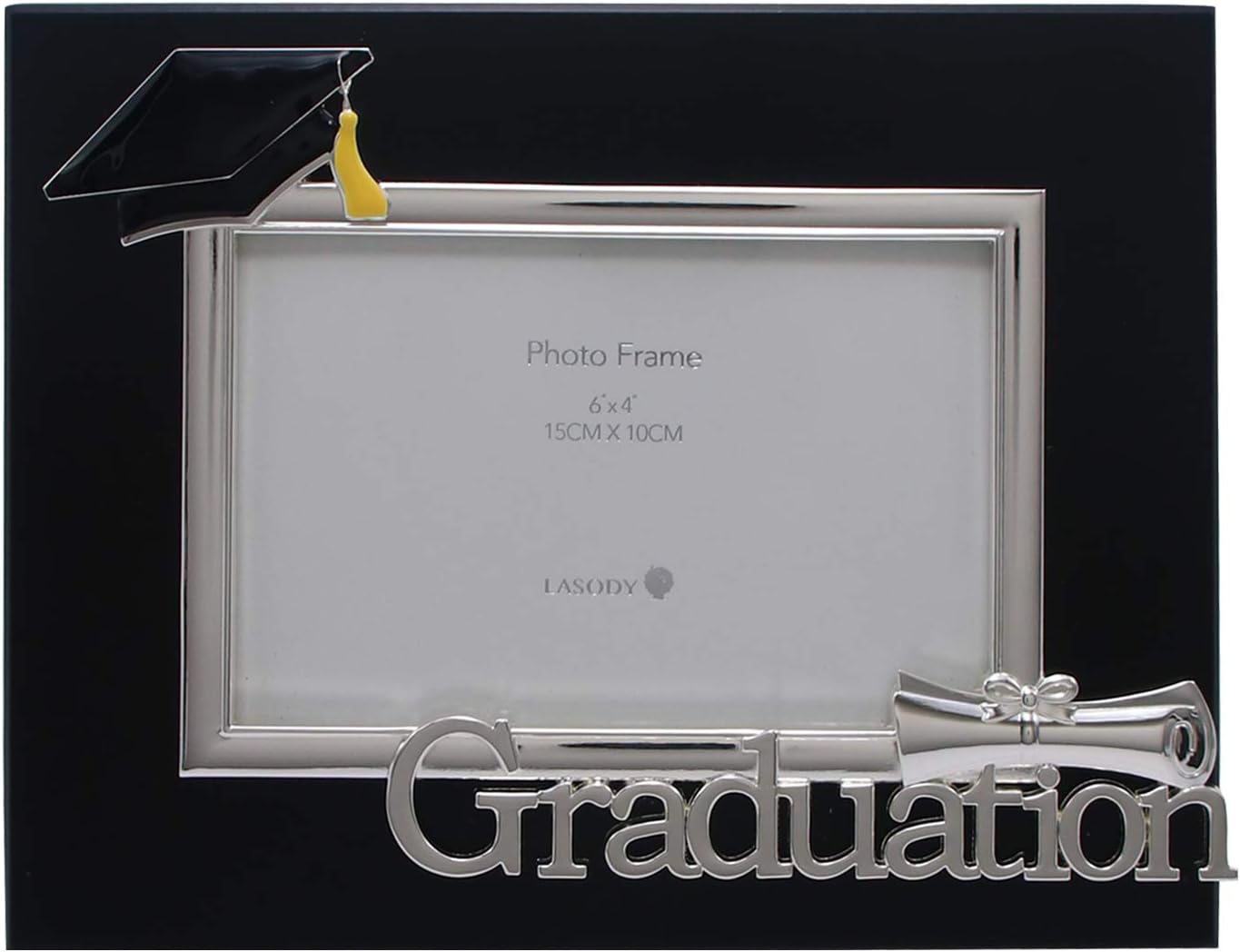 LASODY Marco de fotos de graduación de MDF con tapa y certificación, decoraciones de graduación 2024, regalos de graduación