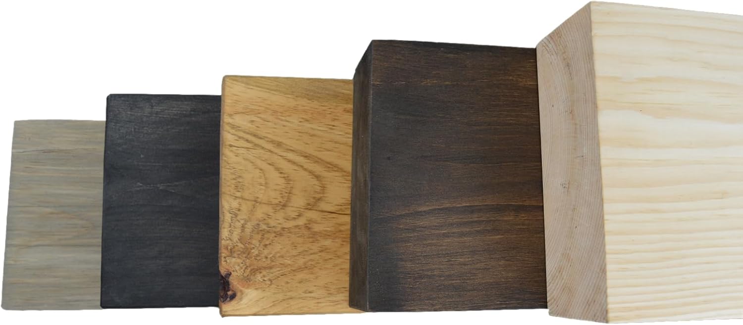 Wilson Estante grueso flotante de madera maciza para repisa (exhibe como estante flotante o repisa de chimenea, combina con cualquier decoración del
