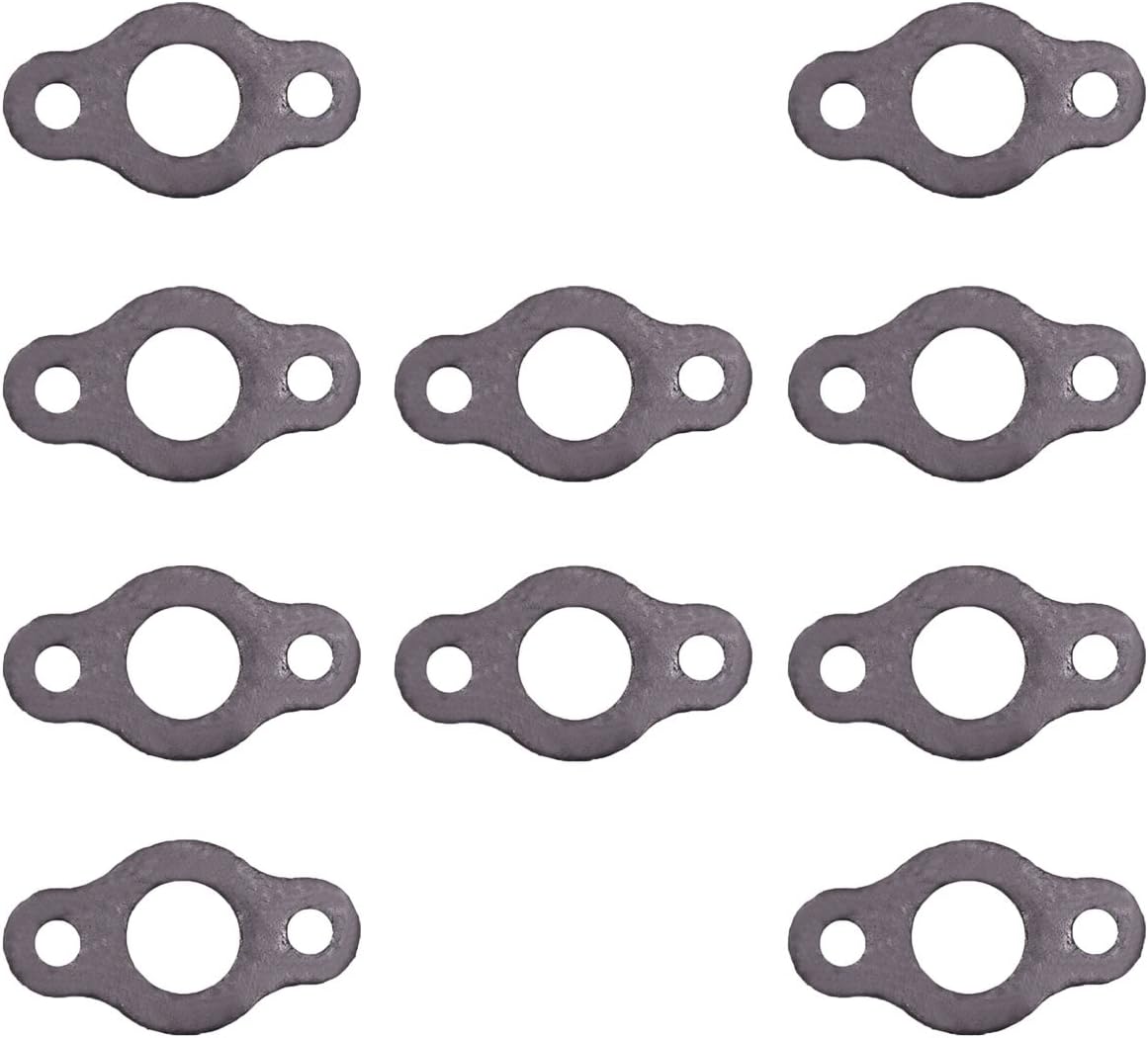 Nueva junta de brida de tubo de 10 unids para 49cc 66cc 80cc 2 tiempos motor motorizado bicicleta