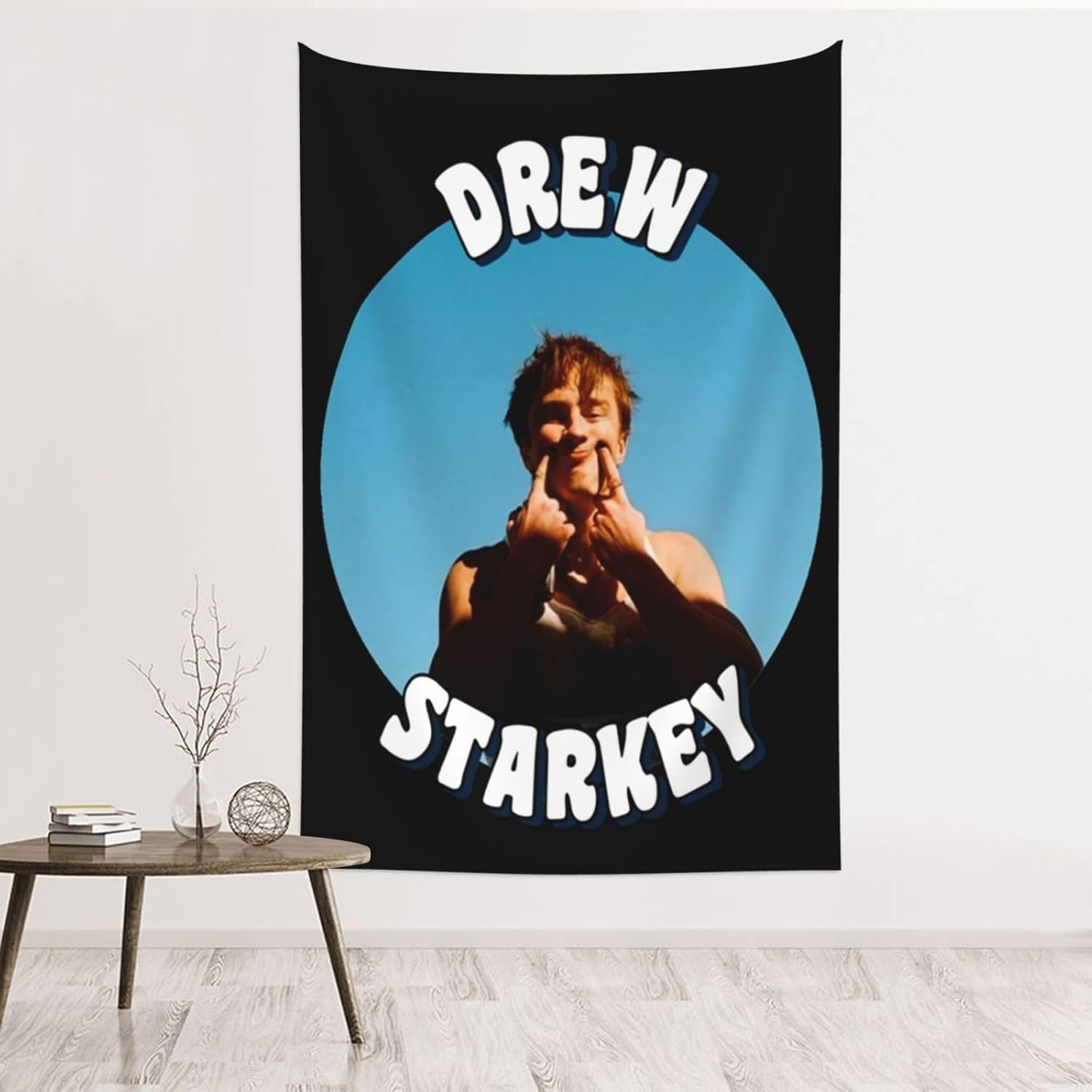 fozzy Drew Starkey – Tapiz para colgar en la pared, decoración artística para sala de estar al aire libre, dormitorio, 60 x 40 pulgadas