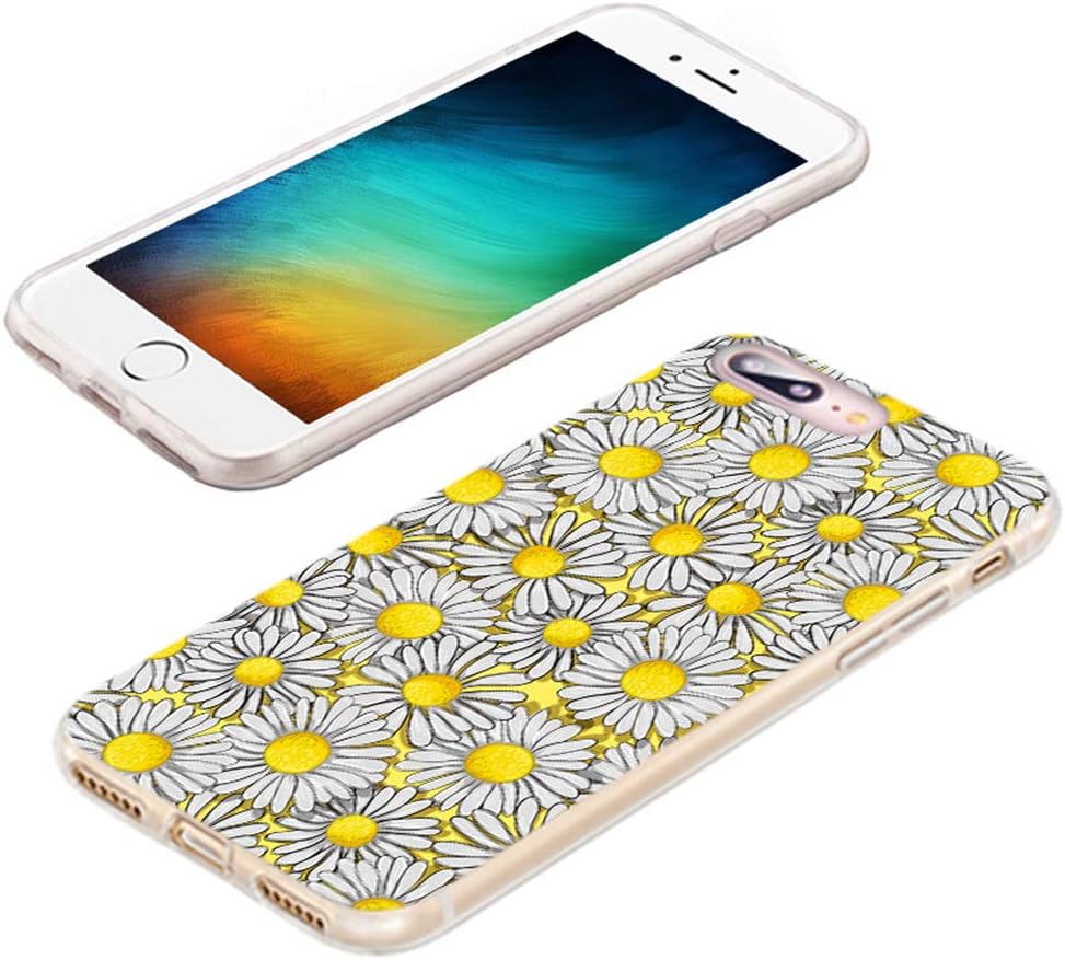 AKORAVO – Funda para iPhone 8 Plus, iPhone 7 Plus para mujeres, hombres y niñas, funda protectora de TPU suave a prueba de golpes, antiarañazos,
