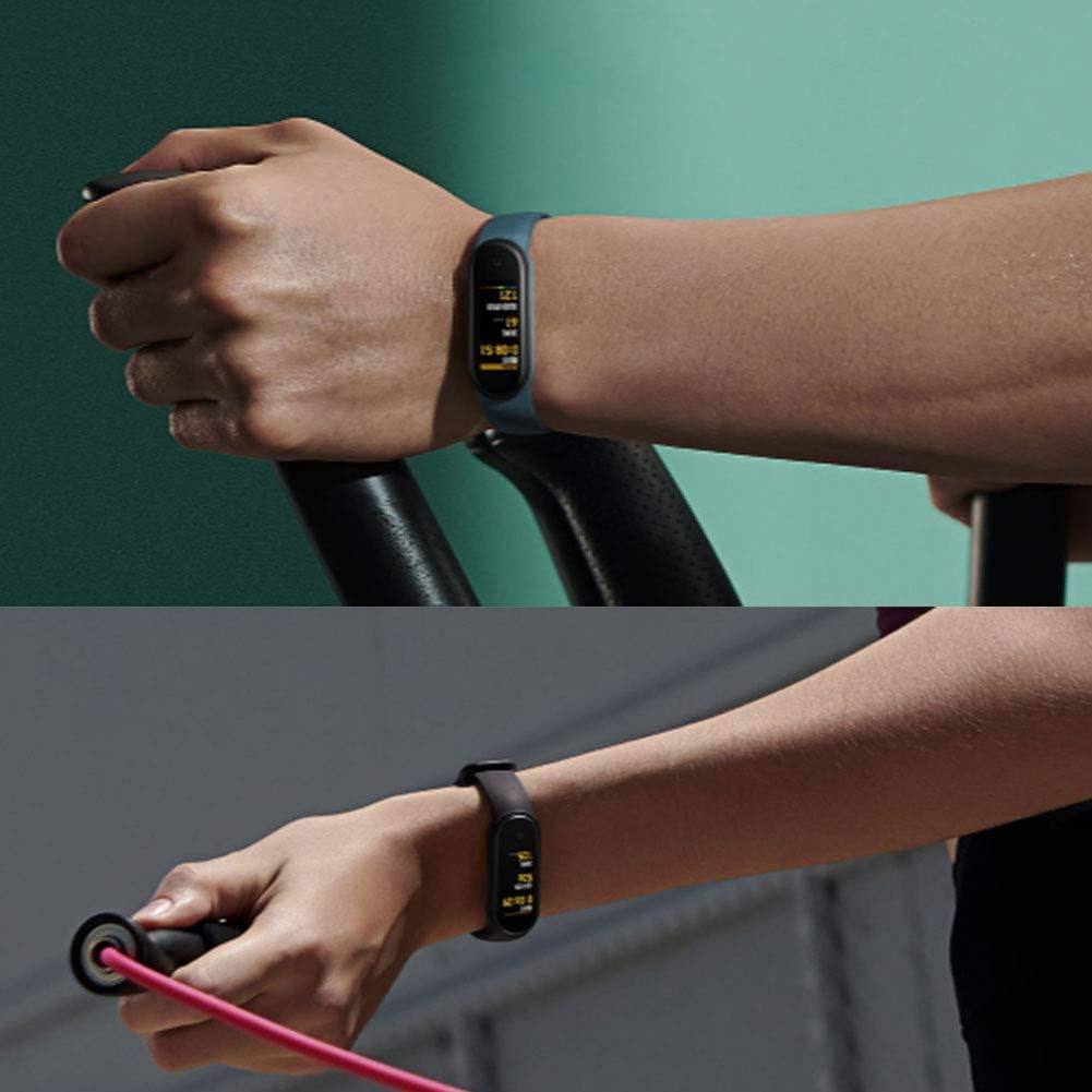 Bandas de repuesto compatibles con Xiaomi Mi Band 6Xiaomi Mi Band 5 BandAmazfit Band 5 Band, pulseras de silicona suave, correa deportiva ajustable