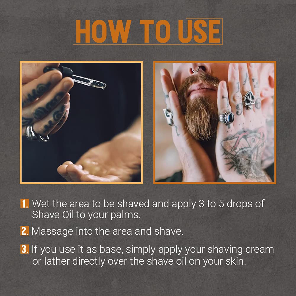 Woody’s Aceite de afeitado, pre-afeitado, aceite base para hombre, paquete de 1