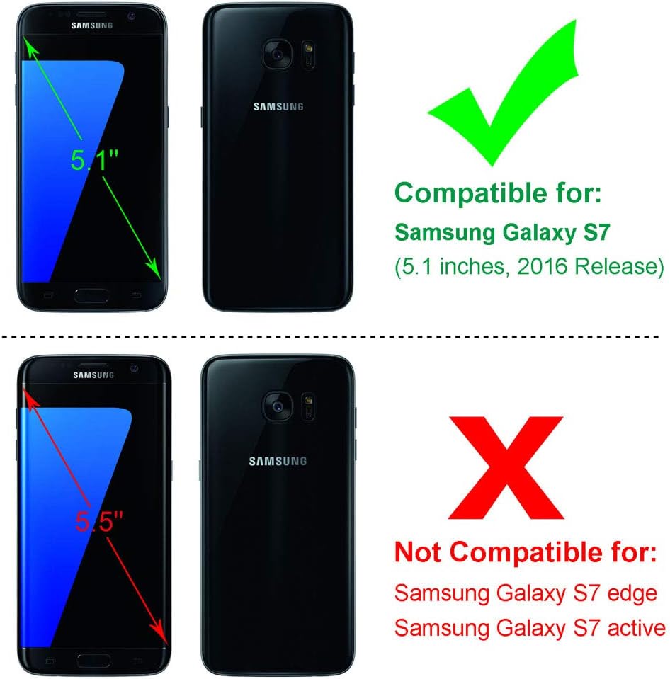Funda protectora para Samsung Galaxy S7 (5.1 pulgadas, 2016) gris a prueba de golpes