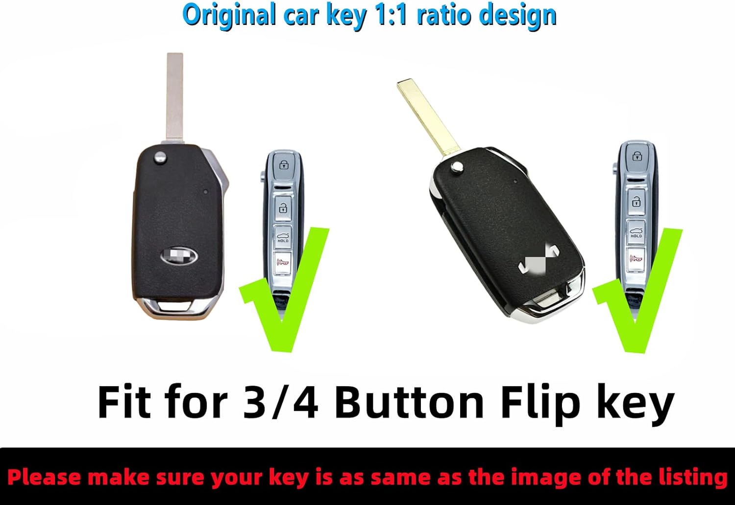 REPROTECTING Funda para llavero de TPU compatible con Kia Forte Soul Sorento Sportage Telluride Cerato K5 Sports GT NIRO 2019-2023 (solo apto para