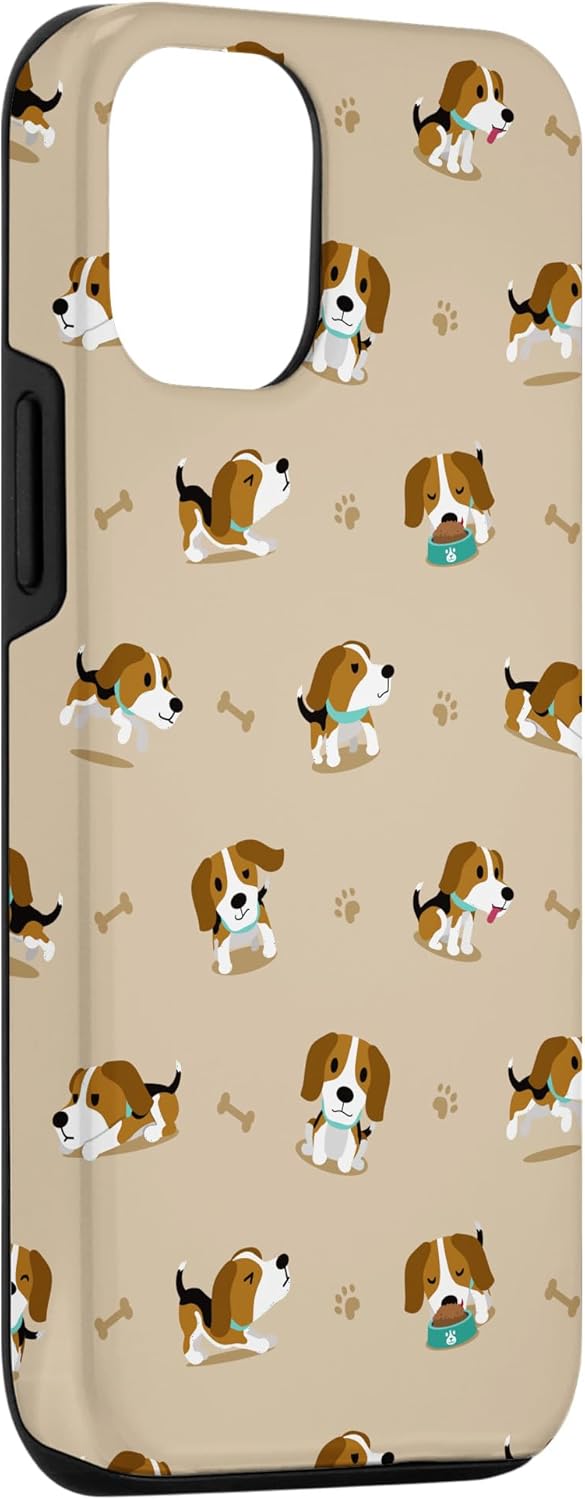 Funda gráfica para iPhone 1212 Pro Dog Beagle Lover Cute Pet Women Girl Beagle