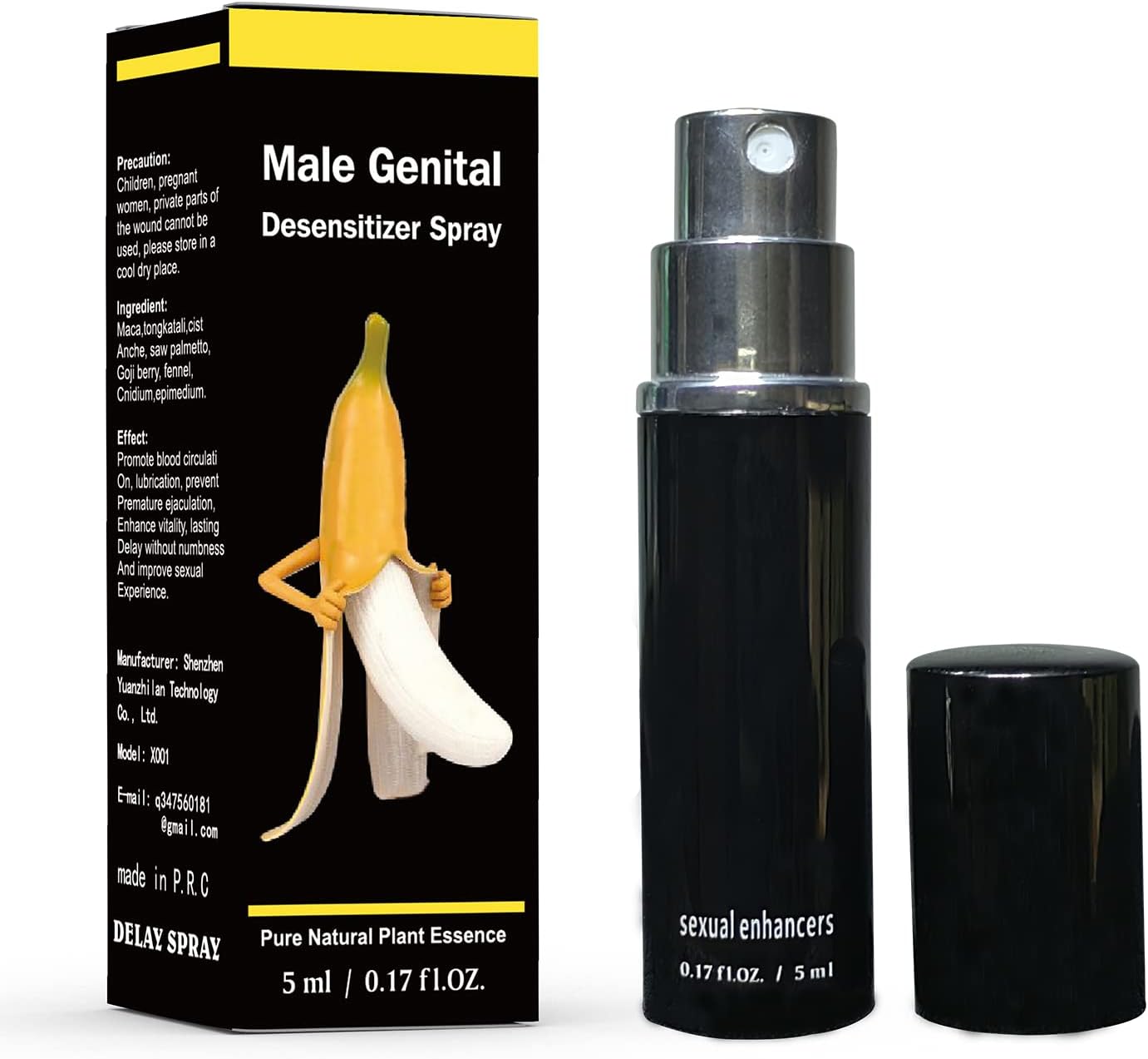 Desensibilizador de aceite de masaje en aerosol sexual para hombres Spray de retraso sexual, crema de retraso para hombres 60 minutos de largo
