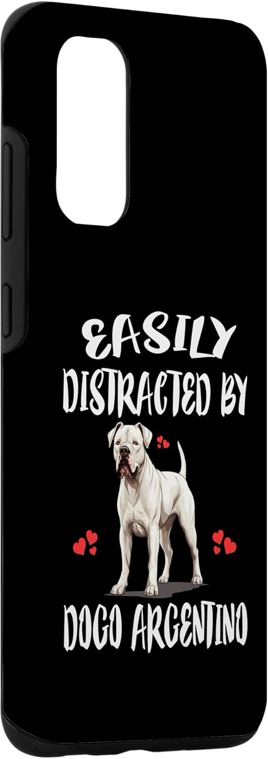 Galaxy S20 Easily Distracted By Dogo Argentino Dog Case