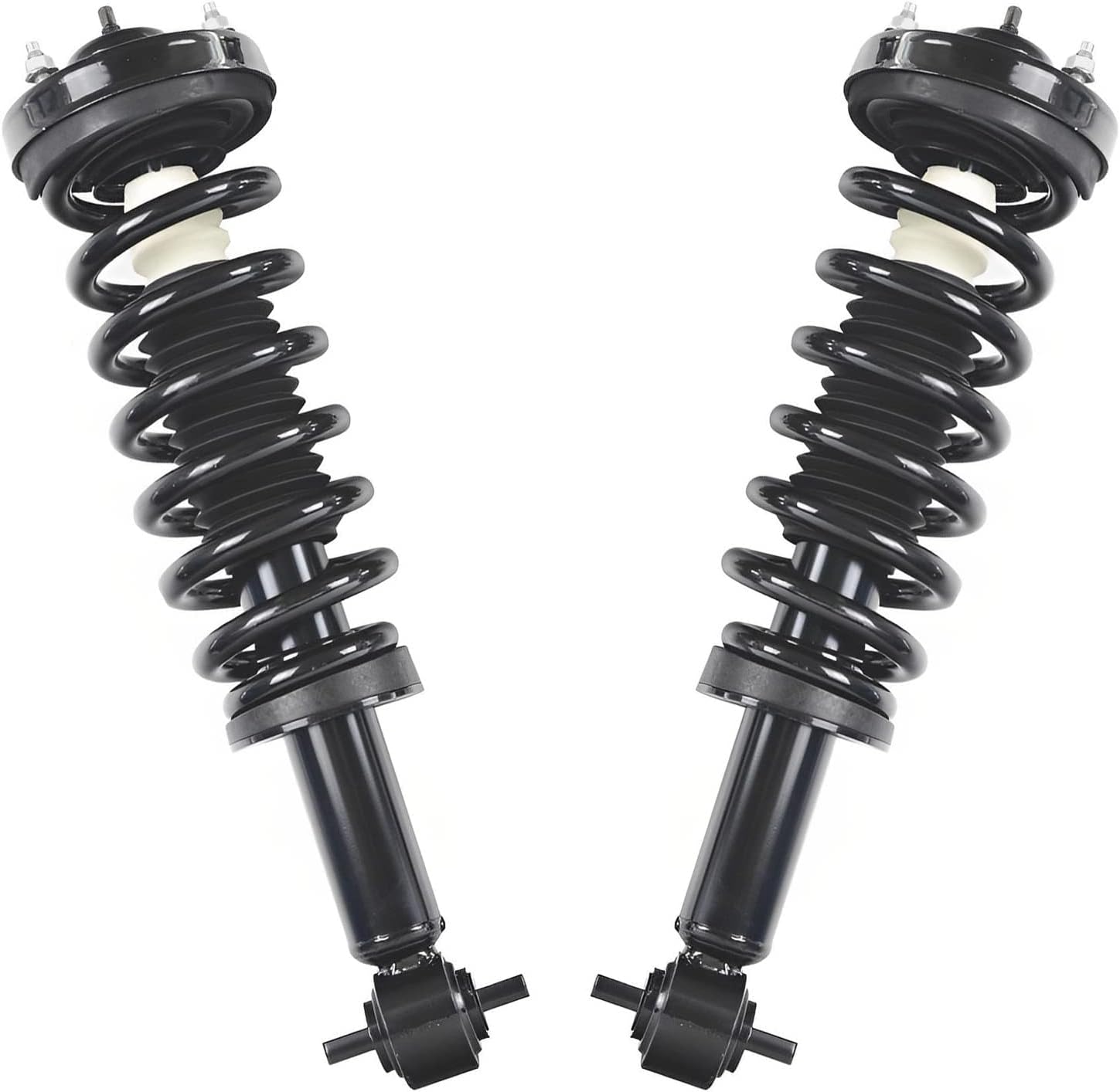 Detroit Axle – Kit de suspensión de 12 piezas para Ford F-150 2015 2016 2017, 2 puntales listos, 2 amortiguadores traseros, 2 brazos de control