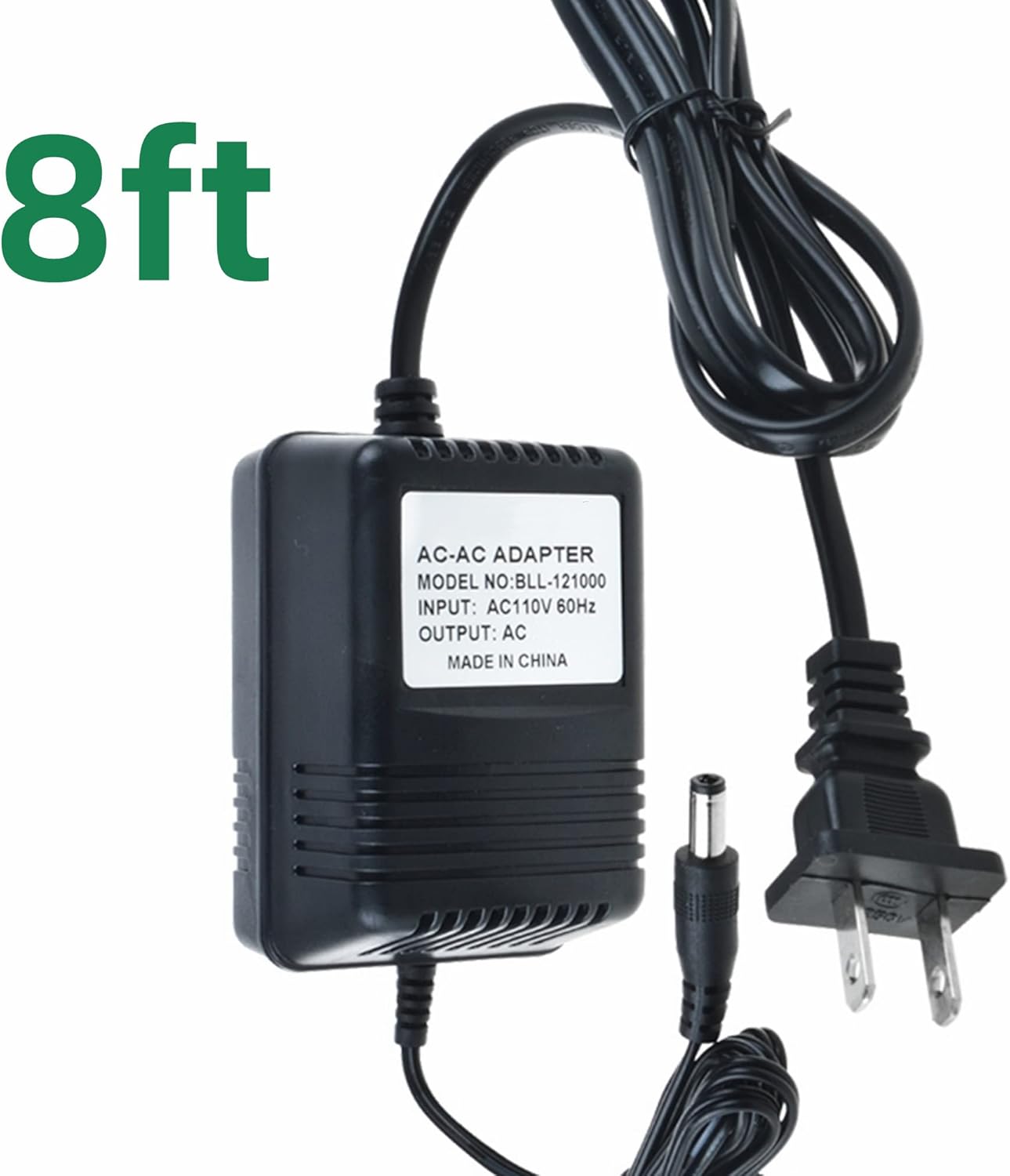 SLLEA Adaptador AC-AC Cargador Reemplazo para BBE Acoustimax Sonic Maximizer Preamp Pedal Cable de alimentación