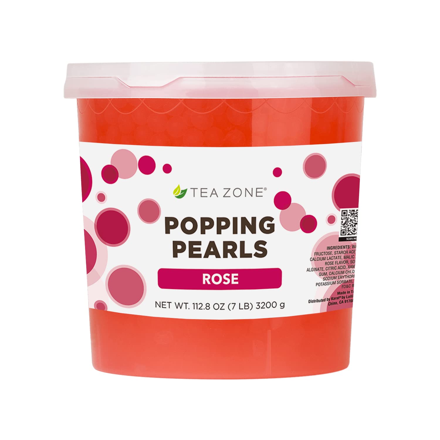 Tea Zone – Perlas explosivas de rosa, de 7 libras