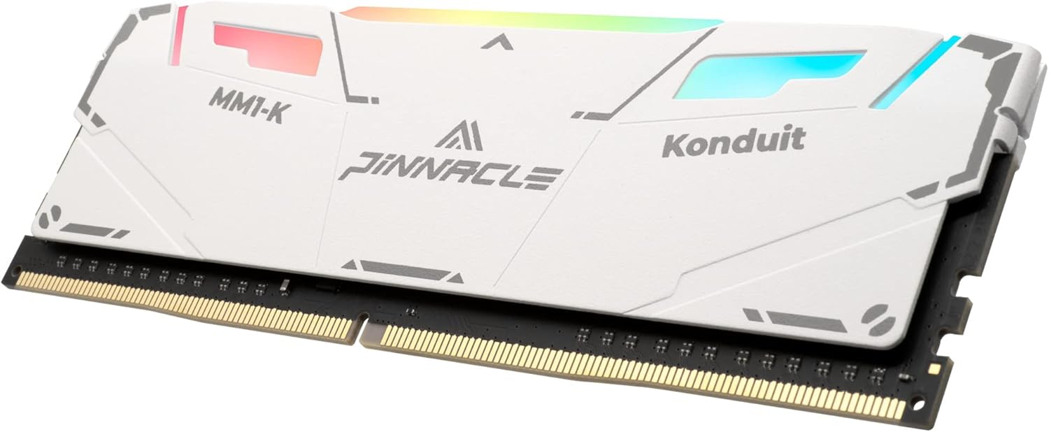 Timetec Pinnacle Konduit RGB 16GB DDR4 3600MHz PC4-28800 CL18-22-22-42 XMP2.0 Overclocking 1.35V Dual Rank Compatible con AMD e Intel Desktop Gaming