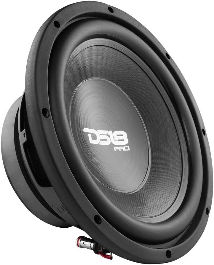 DS18 PRO-W10.4S – Altavoz woofer de 10 pulgadas, cono resistente al agua, 700 W de potencia máxima, 4 ohmios SVC, perfecto para aplicaciones de