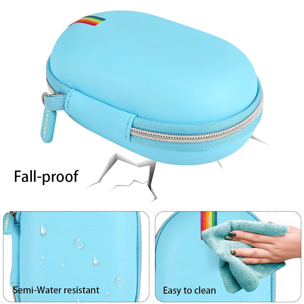 Leayjeen Funda portátil compatible con kit de monitor de glucosa en sangre, contiene glucómetro, dispositivo de punción, tiras de prueba de azúcar
