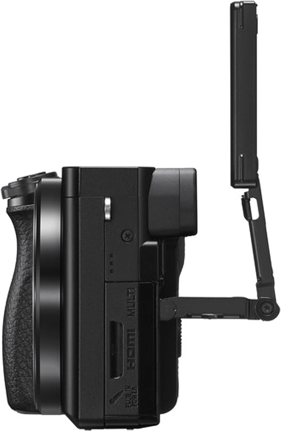Sony Cámara sin espejo a6100 con lente de 0.630-1.969 in, memoria de velocidad extrema de 128 GB, lente gran angular .43 y 2X, funda, trípode,