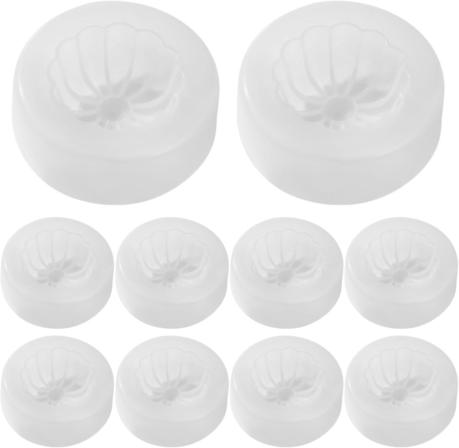 10 piezas de Baozi hechas a mano, estilo chino, antiadherente, relleno al vapor, molde para hacer bollos hechos a mano para hacer bollos para el