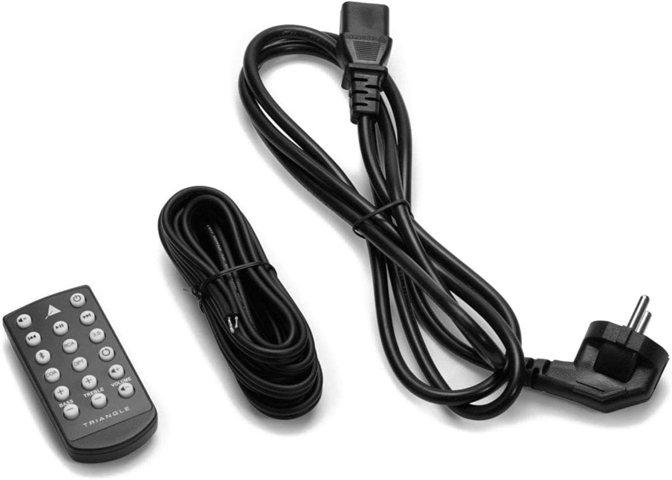 triangle LN01A Altavoces inalámbricos Bluetooth para estantería (gris lino, par)