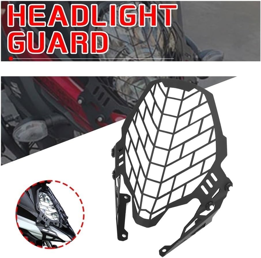 for Suzuki V-Strom 1000 DL1000 2017-2022 Motorcycle Headlight Grille Guard Protection Cover (Color  DL1000 NO Logo)