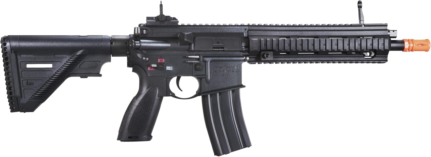 Heckler & Koch HK416 A5 Comp AEG – Pistola de aire comprimido BB de 0.236 in, negro, multicolor, tamaño único
