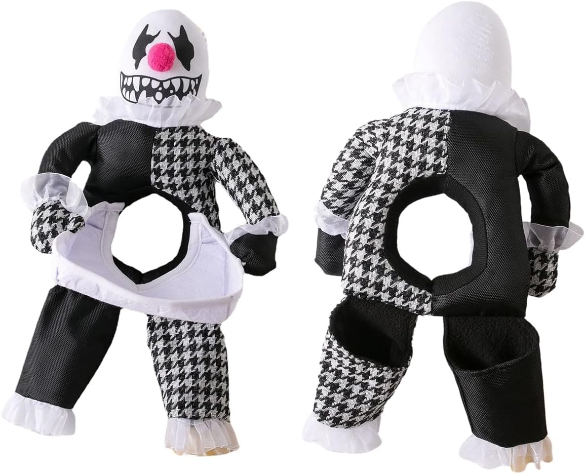 Roctocesy Disfraces de Halloween para perros y mascotas, divertidos, fantasma, cosplay, ropa de fiesta, ropa de diablo con cabeza de cachorro