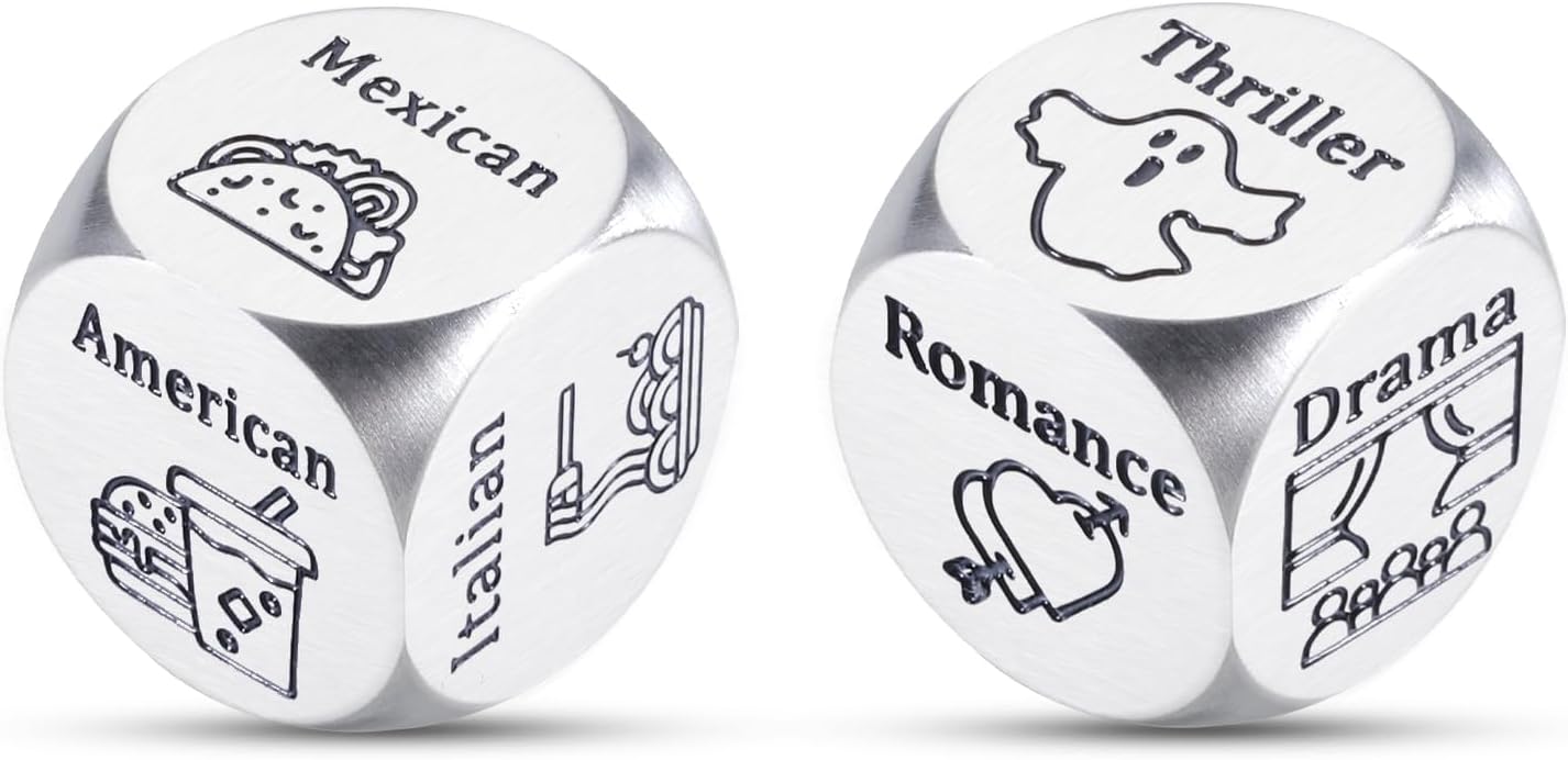 Juego de dados divertidos para citas nocturnas, regalos de aniversario de boda para él, regalo de San Valentín, compromiso, Navidad, novia, novia,