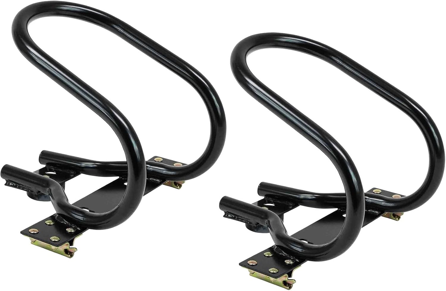 Mytee Products 7″ Rueda De Motocicleta Acero Para E-TrackX-Track System – Negro (2 Pack)