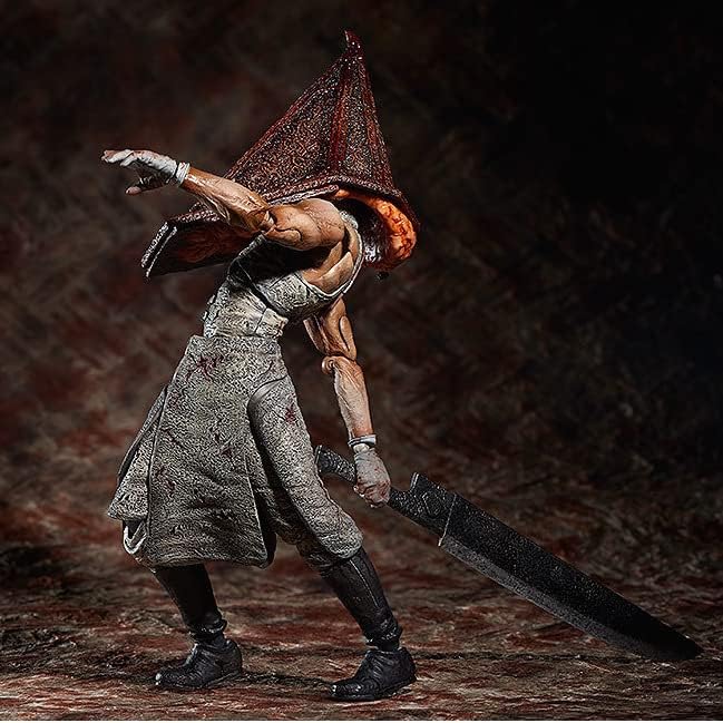 Silent Hill – Figura de acción con cabeza de pirámide roja de 2 triángulos, figura de PVC, regalo de cumpleaños coleccionable de 5.9 pulgadas