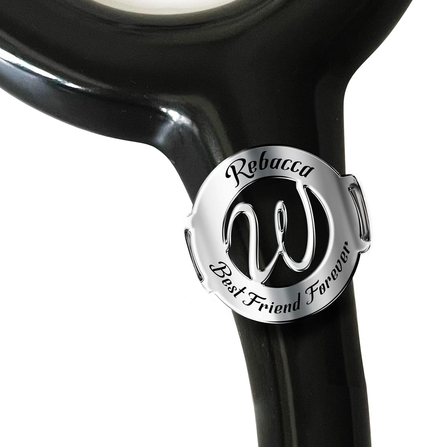 Stethoscope ID Tag – Personalized Name Tag- Handmade Nursing ID Charm-Graduation Gift For Nurse (Custom Initial,Name & Text)