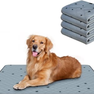 Almohadillas lavables para orina para perros, reutilizables, absorbentes, a prueba de fugas, antideslizantes, para entrenamiento de orinal. 24 x 36 Almohadillas lavables para orina para perros, reutilizables, absorbentes, a prueba de fugas, antideslizantes, para entrenamiento de orinal. 24 x 36
