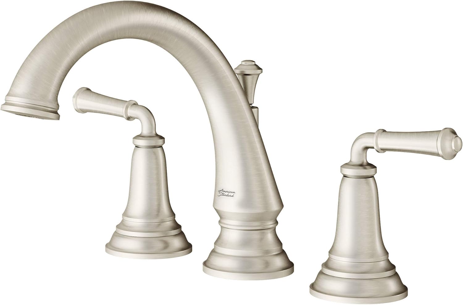 American Standard T052900.295 Delancey – Grifo de bañera romana, níquel cepillado