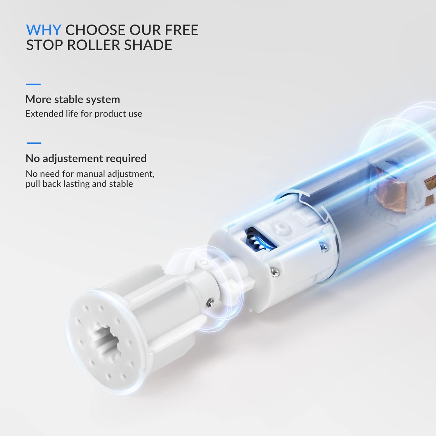 Persianas enrollables solares sin cordones con filtro de luz para ventanas con cenefa de casete, cortinas traslúcidas y reducen el deslumbramiento,