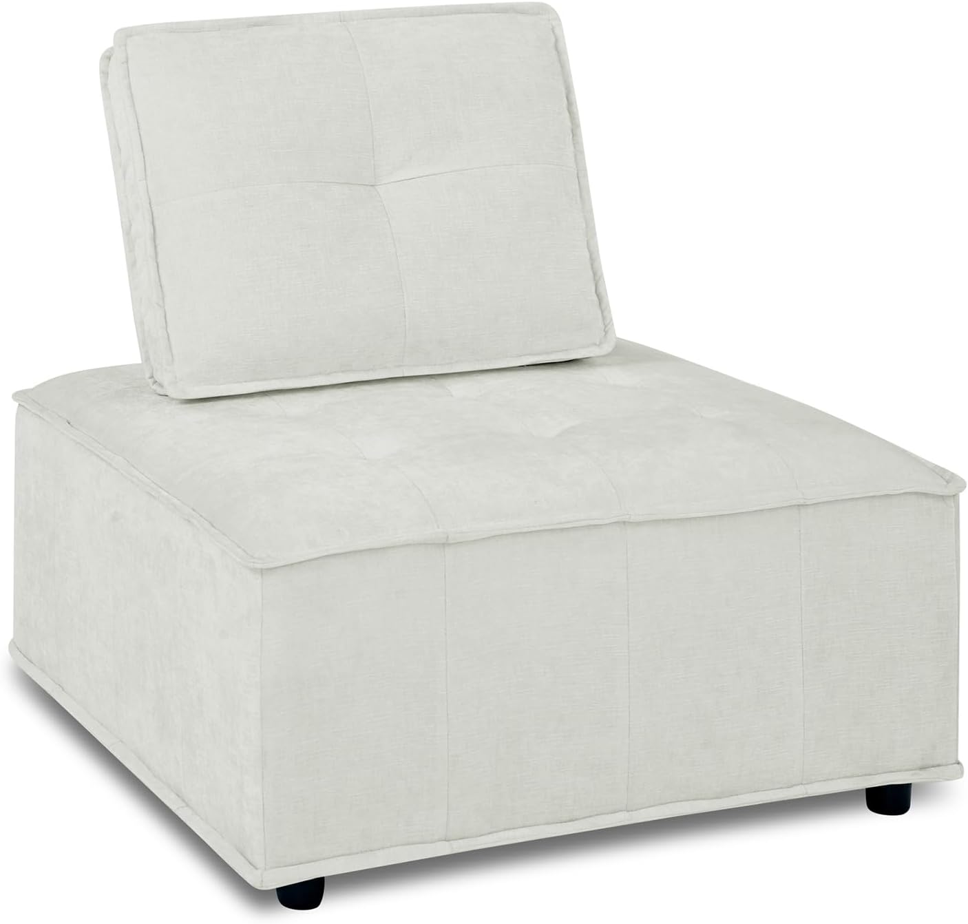 NOLLAM Sofá modular moderno, sofá modular tapizado en forma de L de 99 pulgadas con marco resistente y cojín trasero extraíble, combinación de