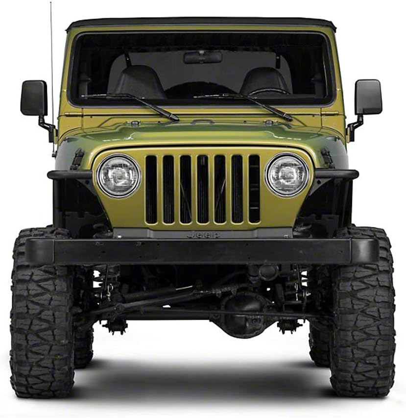 u-Box TJ Guardabarros delantero Flare Mud Guard Textura Acero para Jeep Wrangler TJ & TJ Unlimited 1997-2006