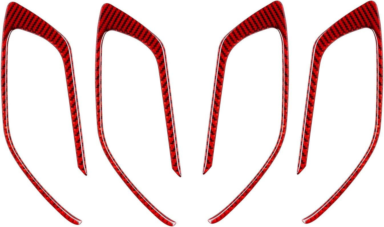 nuoozy Compatible con cubierta de marco de manija interior de puerta, accesorios interiores de fibra de carbono para Mazda CX-5 2017 2018 2019 2020