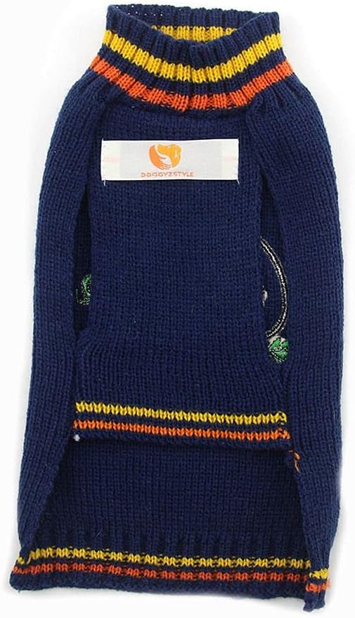ChezAbbey Disfraz de Halloween para mascotas, ropa de calabaza de terror, traje de otoño e invierno, suéter cálido de demonio para gatos, gatitos,